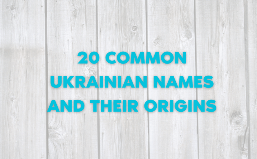 Ukrainian names