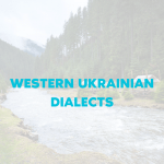 western ukraine dialect